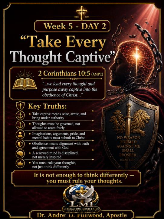 Week 5 - Day 3: Take Every Thought Captive