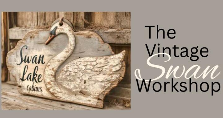 The Vintage Swan Sign