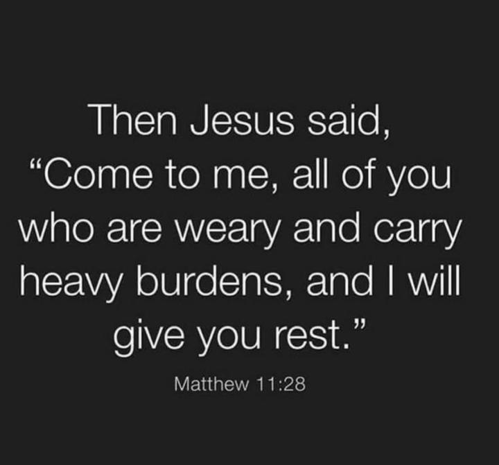 Rest in Him