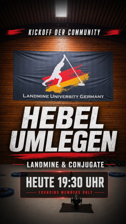 KICKOFF DER COMMUNITY. HEUTE 19:30 UHR.