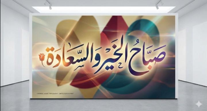 صباح الخير والسعادة 🌷