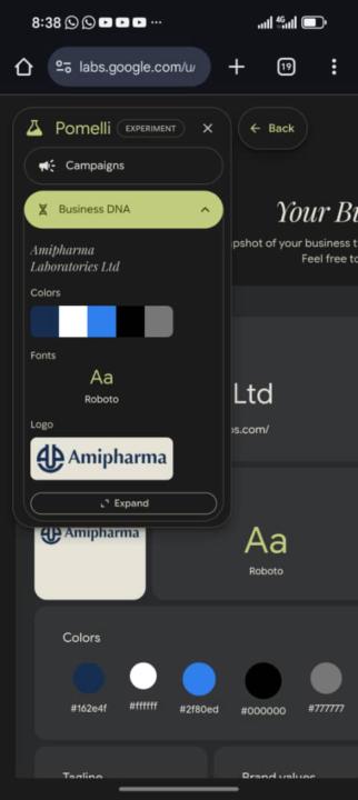 Task. No. 3_ 2 Amipharma website analysis 
