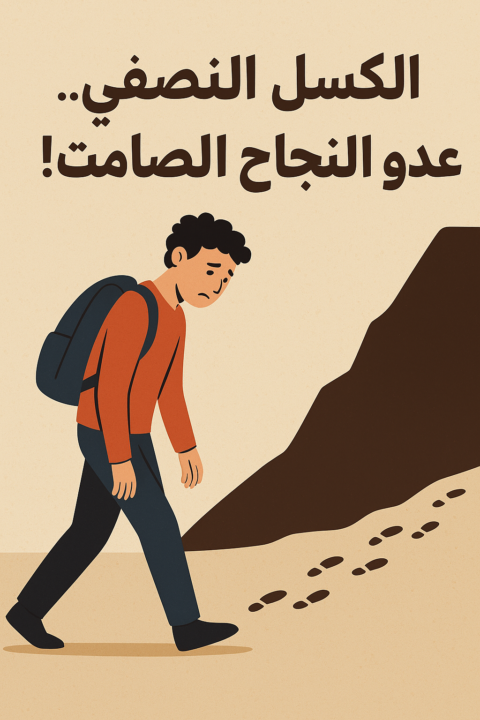   🔥 الكسل النصفي.. اختبار حقيقي لقوة إرادتك! 🔥