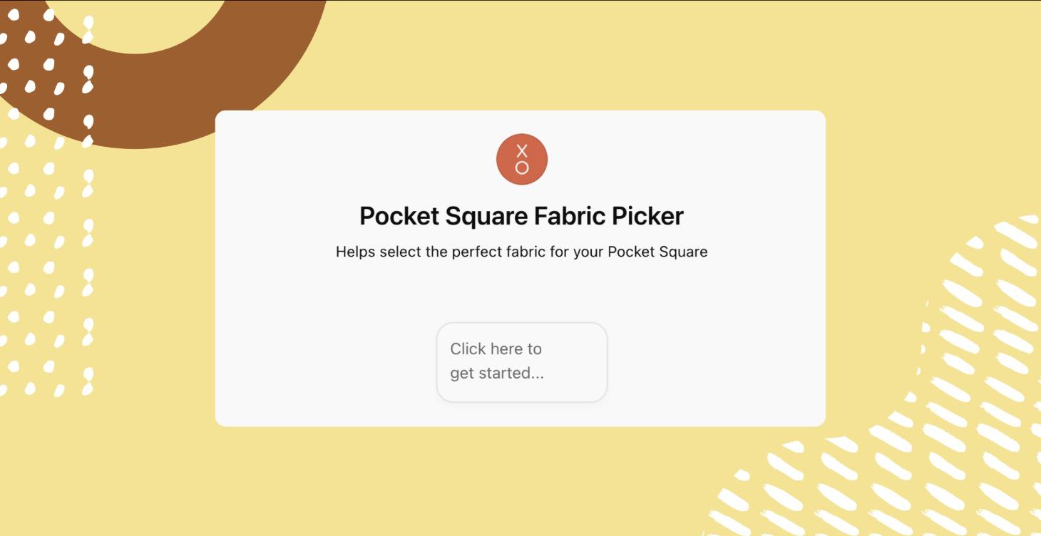 Pocket Square Fabric Picker GPT