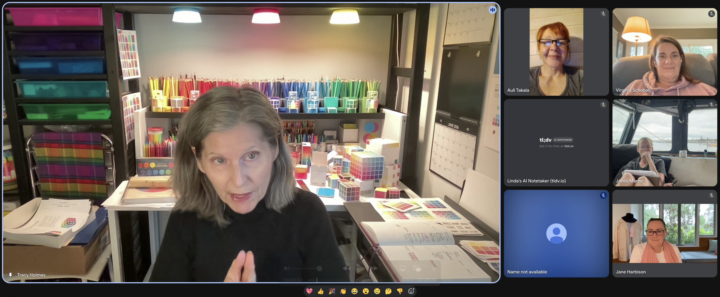 Colour Cubed Workshop - Thank you Tracy