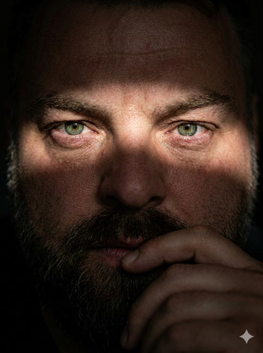 Bild Erklärung, close, up, dunkel und nachdenklich…