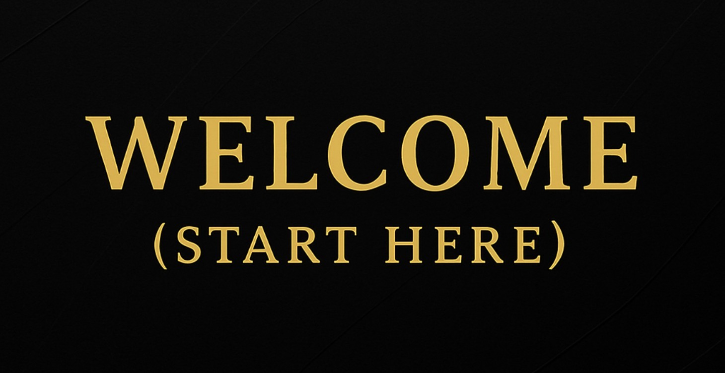 Welcome(START HERE)