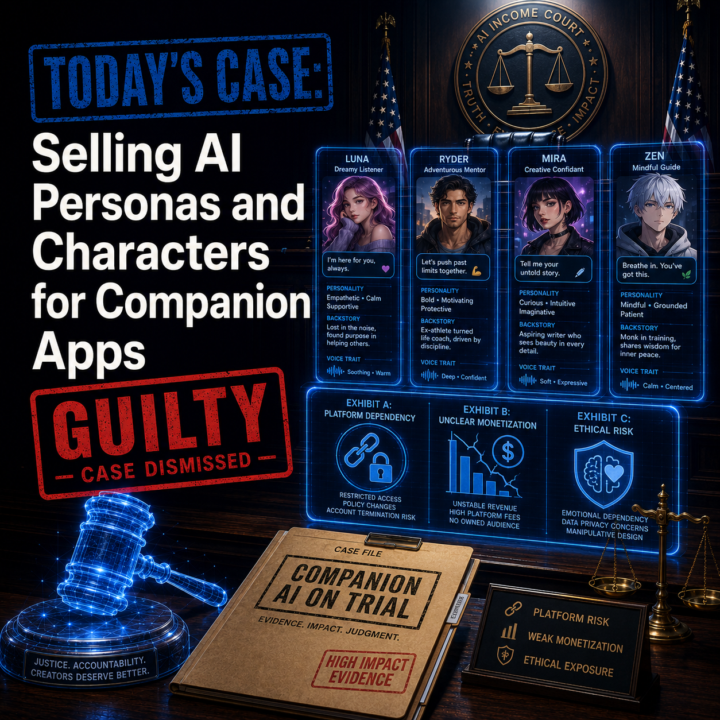 ⚖️ Today's Case: Selling AI Personas and Characters for Companion Apps