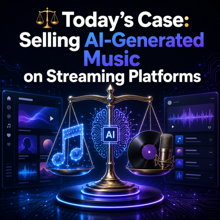 ⚖️ Today's Case: Selling AI-Generated Music on Streaming Platforms