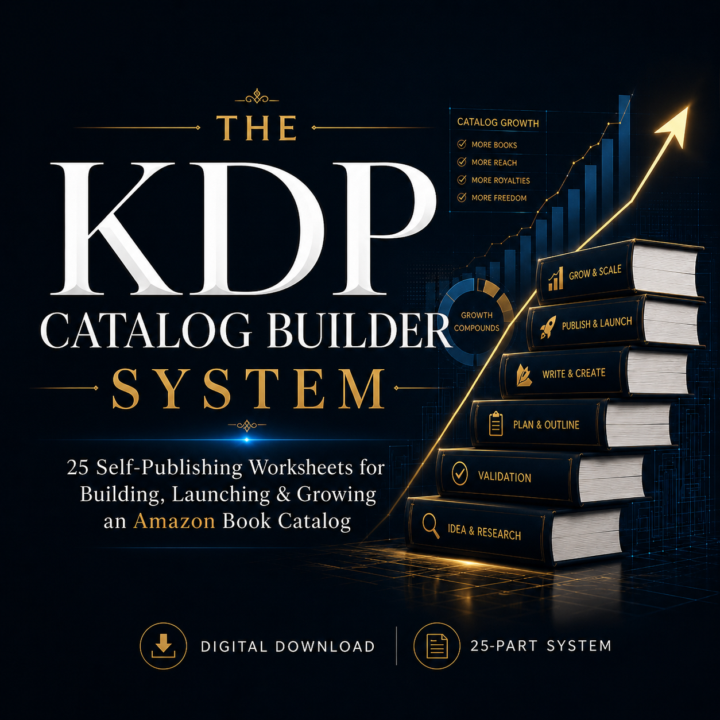 The KDP Catalog Builder System: 25 Self-Publishing Resources for Amazon Authors