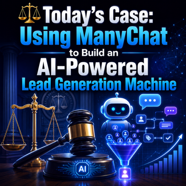 ⚖️ Today's Case: Using ManyChat to Build an AI-Powered Lead Generation Machine