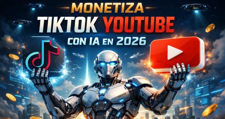 Monetiza YouTube & TikTok AI