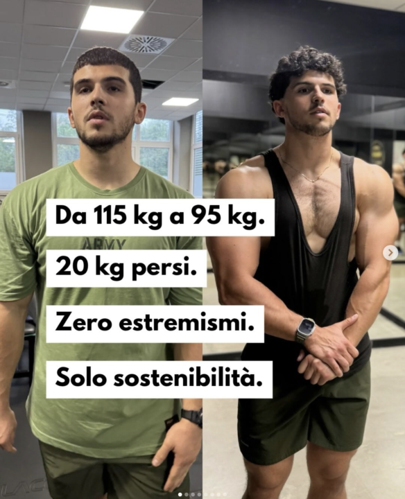 La mia trasformazione fisica 🏆