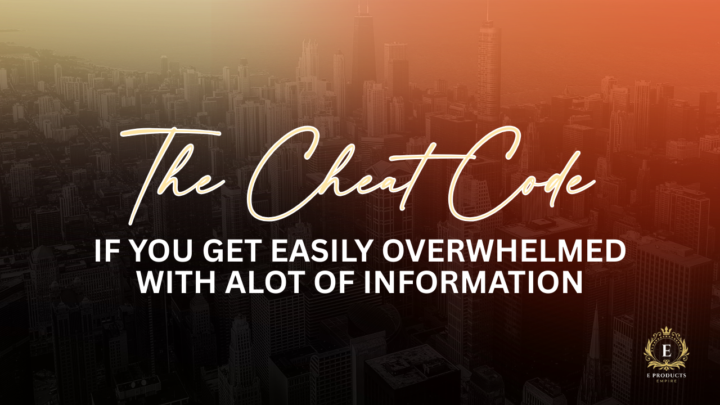 If alot of info overwhelms you- Here's the cheat code ❤️