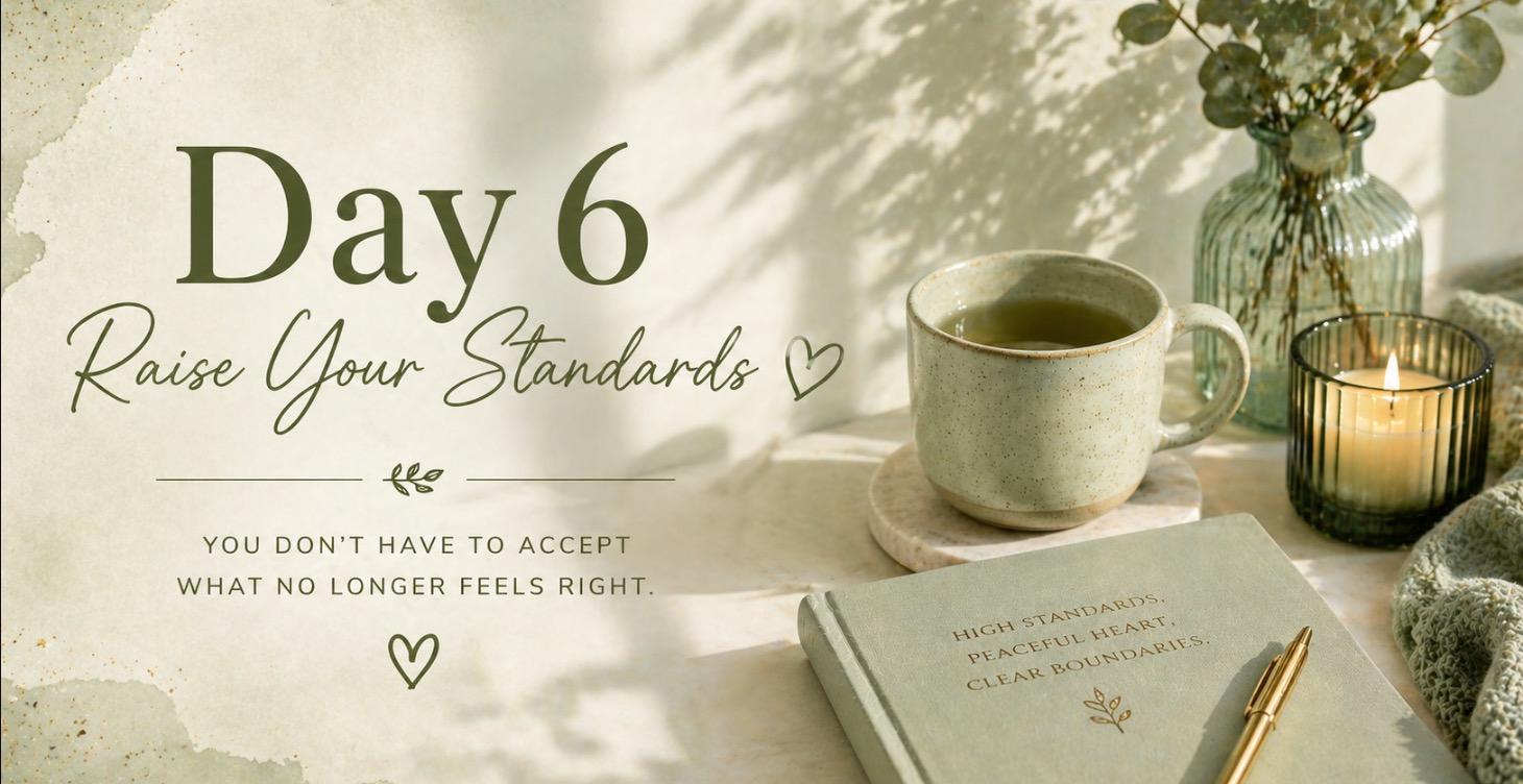 DAY 6 — Raise Your Standards