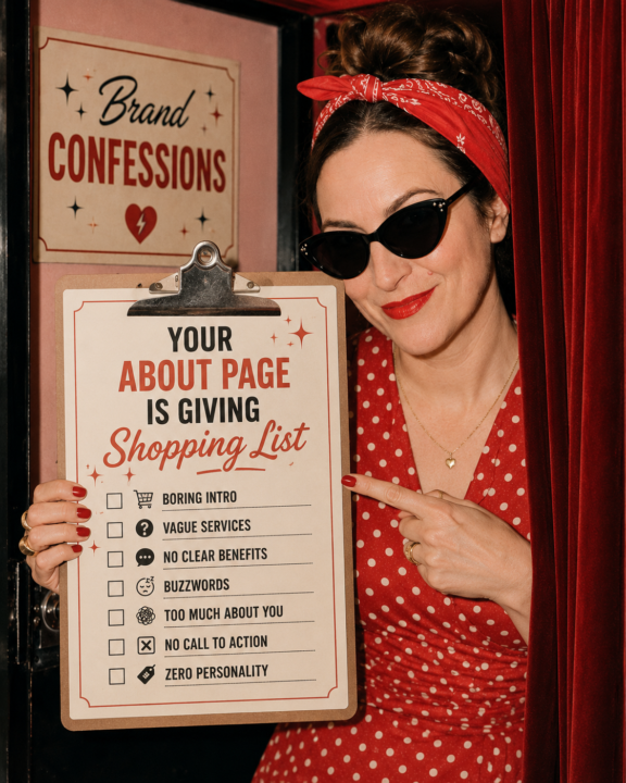 Your About Page Is Giving 'Shopping List'