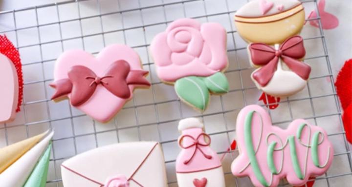 Pink Sugar Cookies