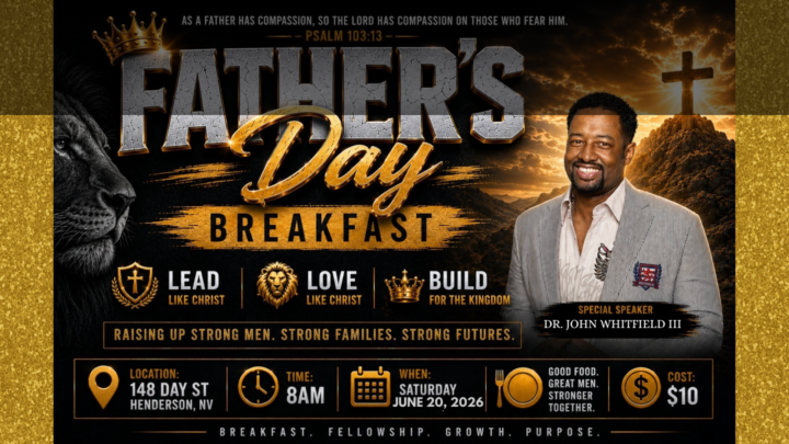 Join Pastor John at The Men’s Breakfast 🔥