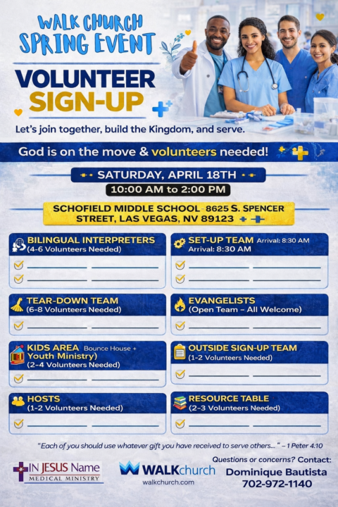Volunteers Needed!!!