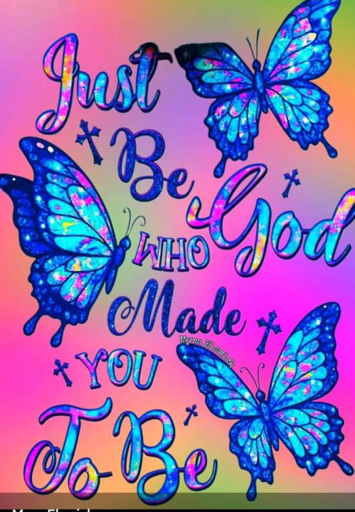 Be who God made your to be 