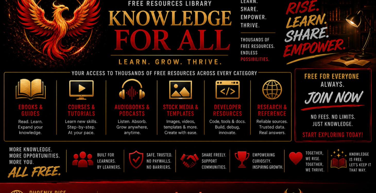 Phoenix Rise Free Resources Library