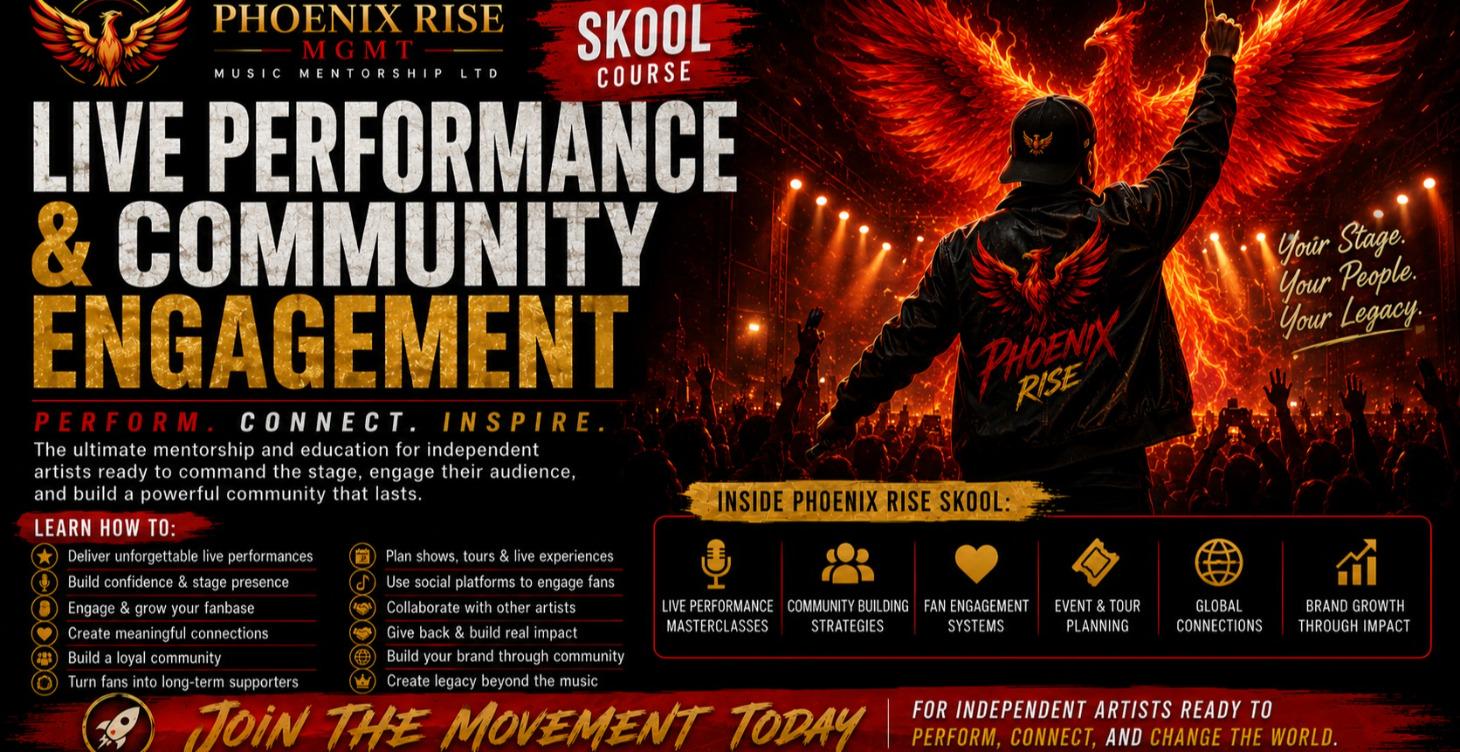 Live performance and Community Engagment