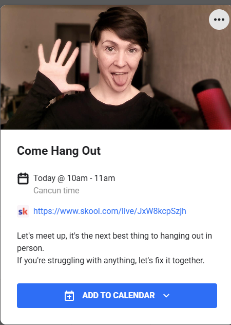 Live Group Community call in 17 Minutes If You Can Make It  🤩