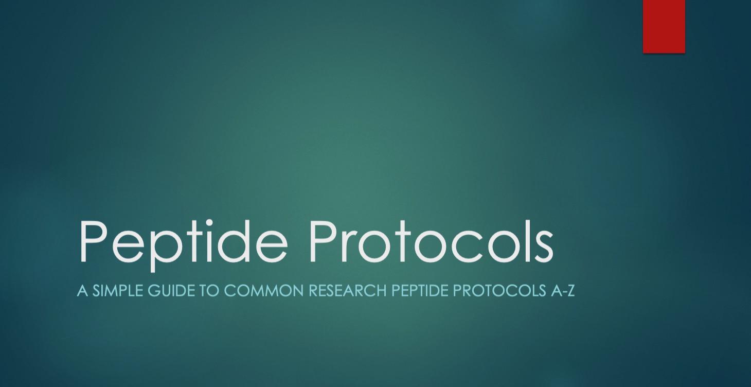 Peptide Protocol Booklet