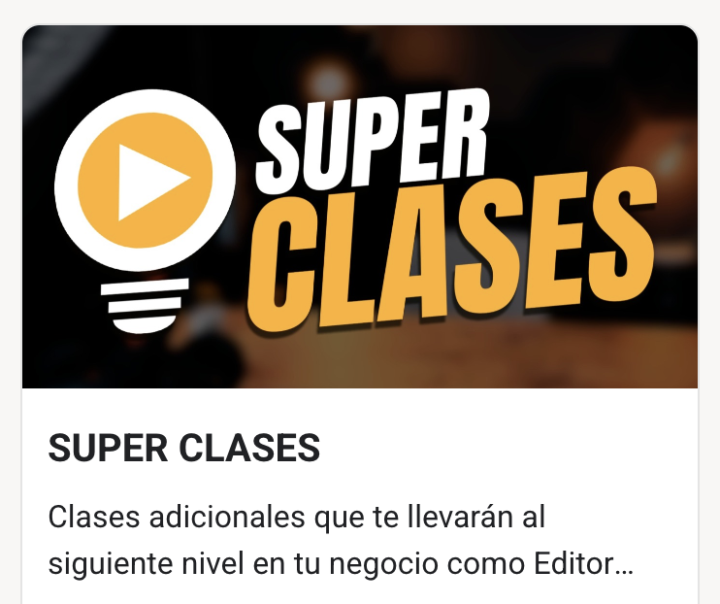 ¿Te perdiste la clase EN VIVO?
