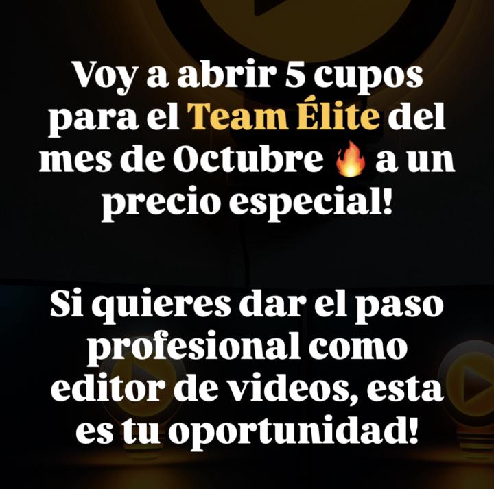 5 cupos para la Mentoría de Élite - Octubre