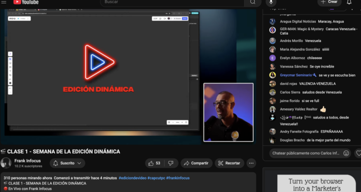 ¡YA ESTAMOS EN VIVOOOO!  Envía comentarios por YouTube para leerte 