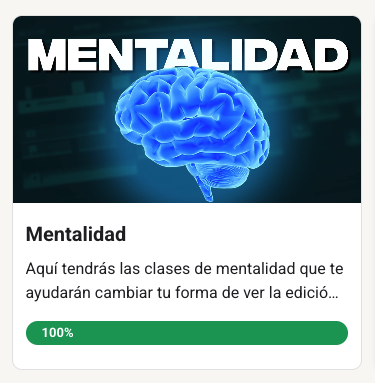 Clases de mentalidad actualizadas! 2 Clases nuevas disponibles!