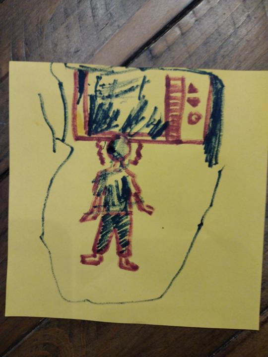 Drawing with a 3 year old