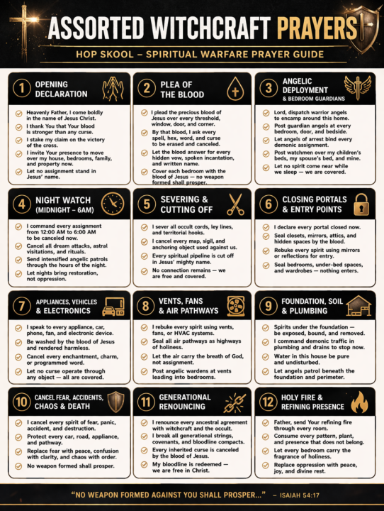 Spiritual Warfare Prayer Guide 