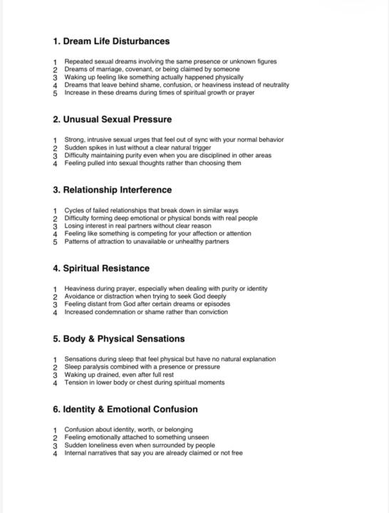 Characteristics of Spirit Spouses 