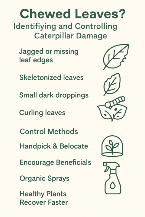 🐛 Chewed Leaves? Identifying and Controlling Caterpillar Damage