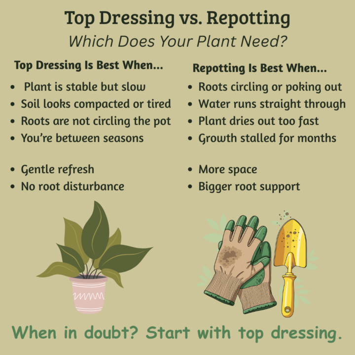 🌿 The Fastest Way to Refresh Tired Winter Soil (Without Repotting Everything)