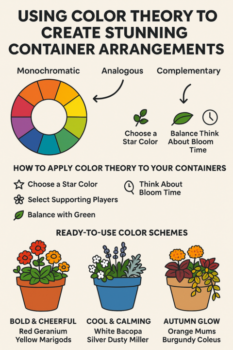 Using Color Theory to Create Stunning Container Arrangements
