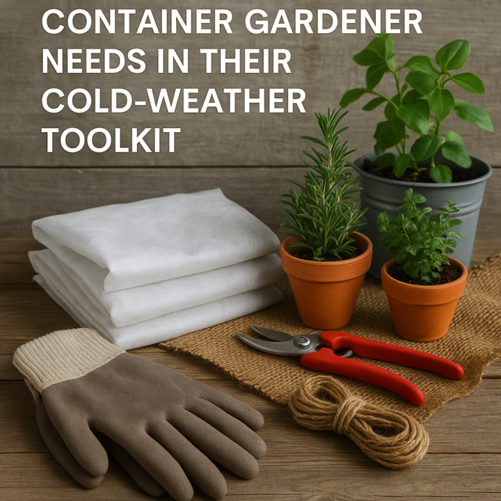 🧤What Every Container Gardener Needs in Their Cold-Weather Toolkit