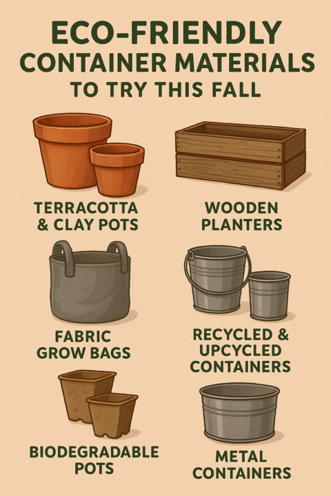 🌎 Eco-Friendly Container Materials to Try This Fall