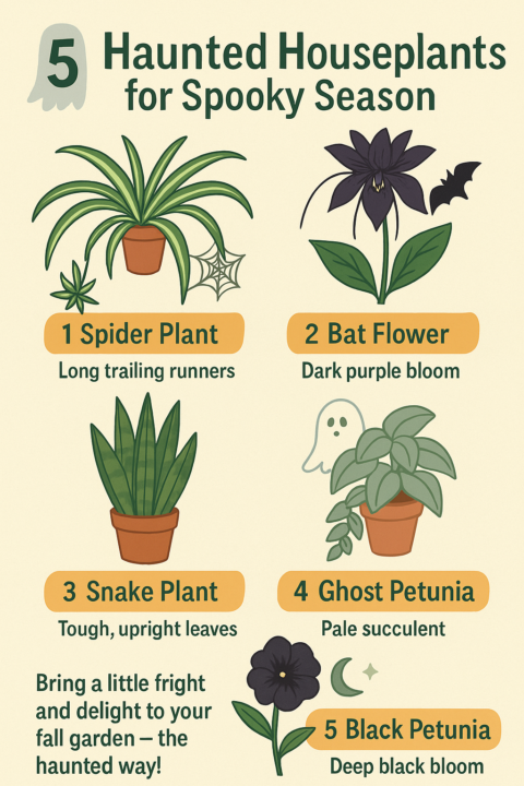 👻 Haunted Houseplants: 5 Plants with Spooky Vibes for Halloween