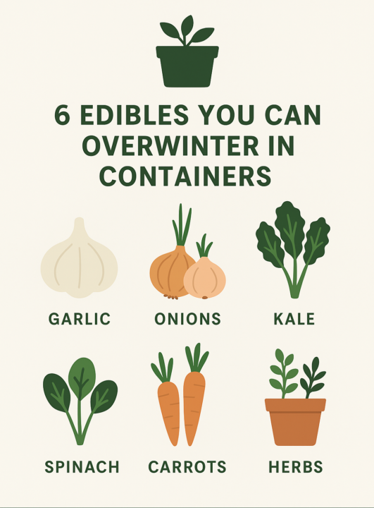 🪴 What Edibles Can You Overwinter in Containers?