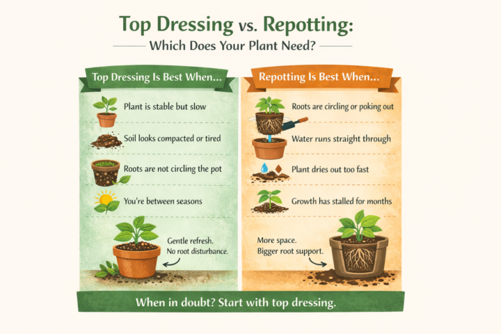 🌱 Does This Plant Need New Soil… or Just a Little Patience?