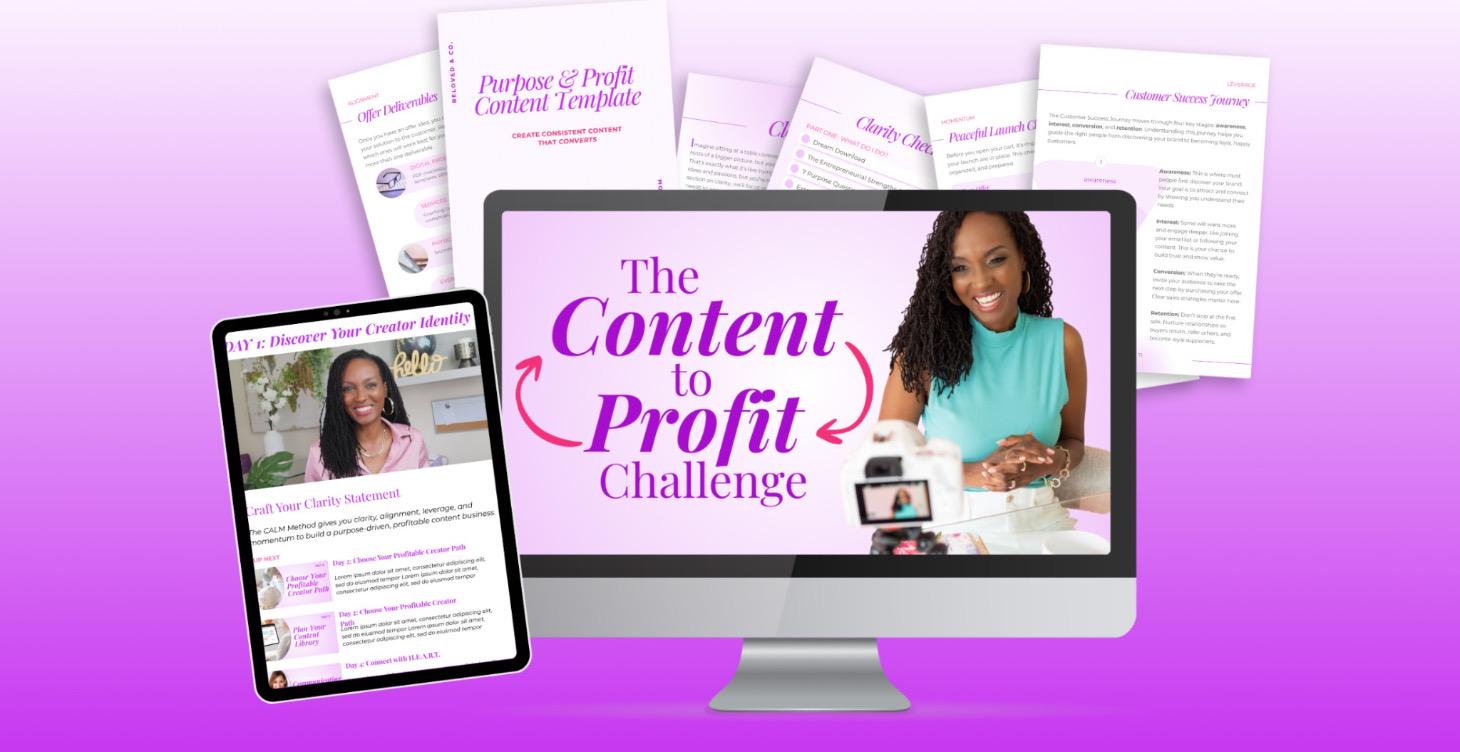 The Content to Profit Challenge