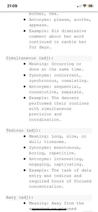 Day 7: self-taught vocab