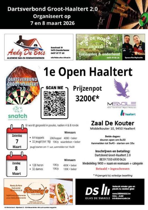 1ste open Aalter 7-8 maart 
