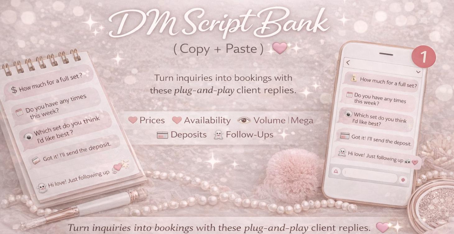 DM Script Bank (Copy + Paste) 💗✨