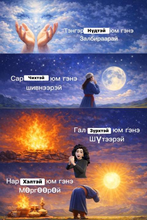 Шүтээрэй.