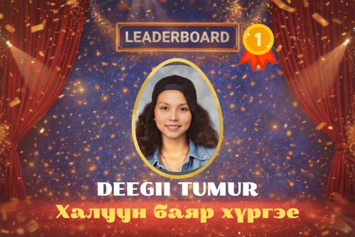 Leaderboard 7 хоногийн ялагч тодорлоо