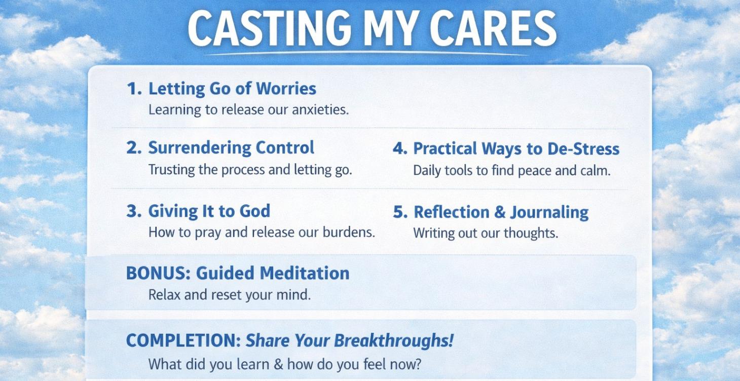 CASTING MY CARES